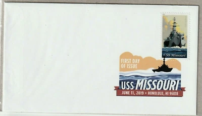US NAVY LAST BATTLESHIP #5392 USS MISSOURI DCP 1ST DAY ISSUE COMMEMORATIVE COVER - Image 1 of 2