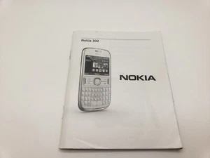 New/Old Stock English Nokia 302 Mobile Phone User Guide Manual 3POSTUK - Zdjęcie 1 z 4