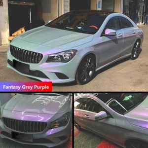 Fantasy Grey Red Laser Grey&purple Car Wrapping Vinyl Auto Protection Sticker - Picture 1 of 12