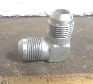 Steel 90 Degree Tube Elbow (NOS) - Picture 1 of 12