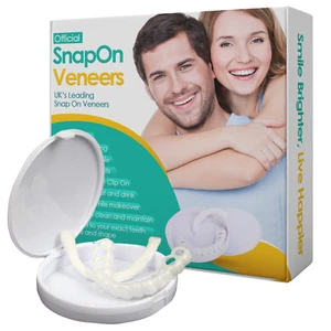 Snap-On False Teeth Set for a Natural Smile | Eat & Drink Denture Veneers 🌟 - Picture 1 of 10