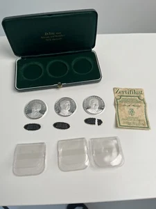 3 1000er Silbermünzen Papst Johannes Paul I., Johannes Paul II. und Paul VI. - Bild 1 von 18