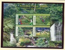 Papua Nowa Gwinea Scott #1393 MNH ARKUSZ 4 szlaku Kokoda CV$10+ 427357