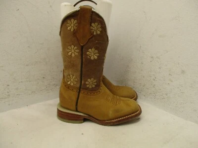Old Corral Niños Pequeños Niños Pequeños Cuero Marrón Western Botas de Vaquero México Talla 15 Foto 1 de 4