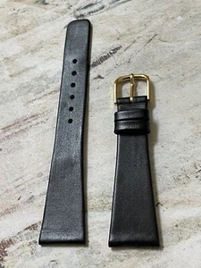 Rare 21mm size flat Genuine Calfskin vintage Kreisler watch band 14mm buckle end - Bild 1 von 5