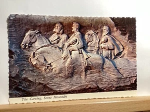 Talla de Davis, Lee y Jackson: Stone Mountain, GA - Postal de colección - Imagen 1 de 3
