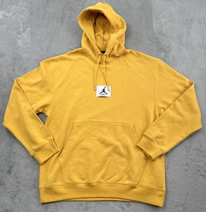 Nike Air Jordan Statement Fleece Felpa con Cappuccio Uomo Grande Polline Oro Nuova senza etichette - Foto 1 di 8