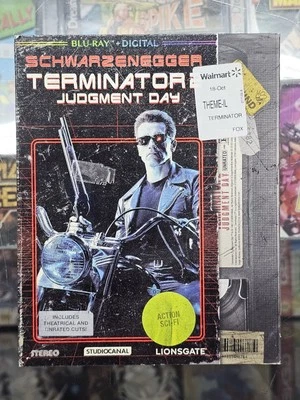 Terminator 2 Judgement Day Blu-ray/Digital Retro VHS VINTAGE Slipcover OOP - Image 1 of 4