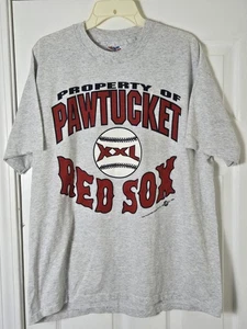 Vintage 90s Pawtucket Red Sox T-Shirt Herren Gr. XL Property Of Gray Defunct - Bild 1 von 6