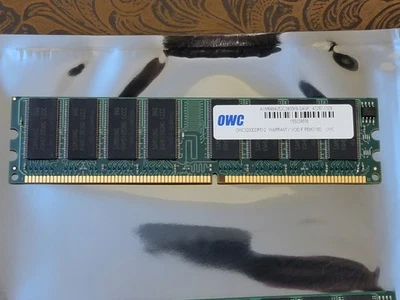 OWC Other World Computing 512mB PC3200 DDR OWC3200DDR512 400MHz Memory RAM #1 ∅ - Image 1 of 4