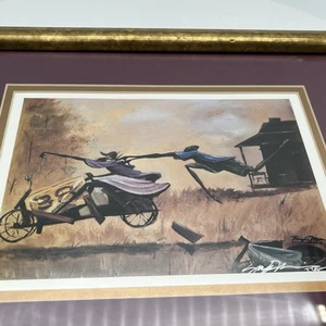 Frank Morrison Art Print Framed “ Box Car 38” Beautiful! - Picture 1 of 7
