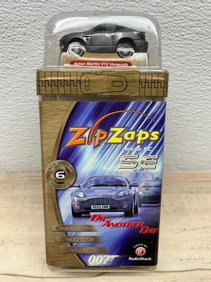 Vtg Zip Zaps Aston Martin V12 Vanquish 007 Die Another Day RC Micro Car Kit - Image 1 of 4