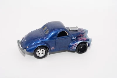 Б/у Отдельная Johnny Lightning 1941 Willys Gasser Синяя с Пламенем - Изображение 1 из 3