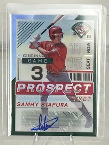 Sammy Stafura 2024 Panini Prospect Edition Ticket Signed Autograph 🔥 - Bild 1 von 2