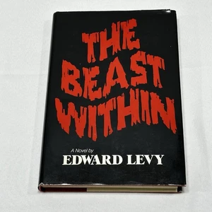 THE BEAST WITHIN EDWARD LEVY HCDJ (1981 1ST ED ARBOR HOUSE) HORROR - Picture 1 of 11