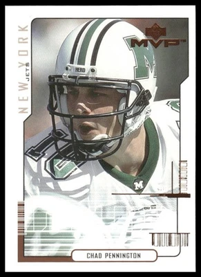 2000 Upper Deck MVP #208 Chad Pennington RC New York Jets - Image 1 of 2