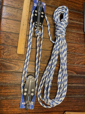 ¡¡NUEVO!! Schaefer Serie 5 Vang, Hoja Principal Davit Elevador 4:1 con 40' LINE 1750# SWL Foto 1 de 4