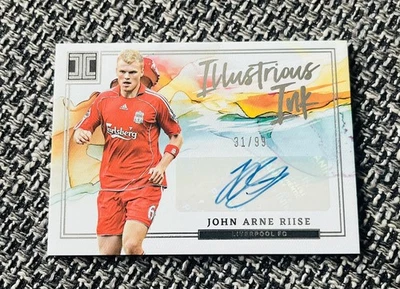 2022-23 Panini Impeccable Premier League Illustrious Ink John Arne Riise Auto 99 - Image 1 of 2