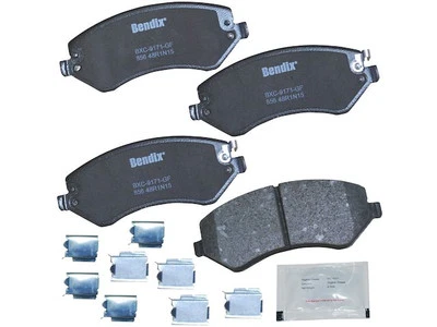 Juego de pastillas de freno delanteras Bendix 43896MTYH 2002 2003 para Dodge Grand Caravan 2001-2005 Foto 1 de 2