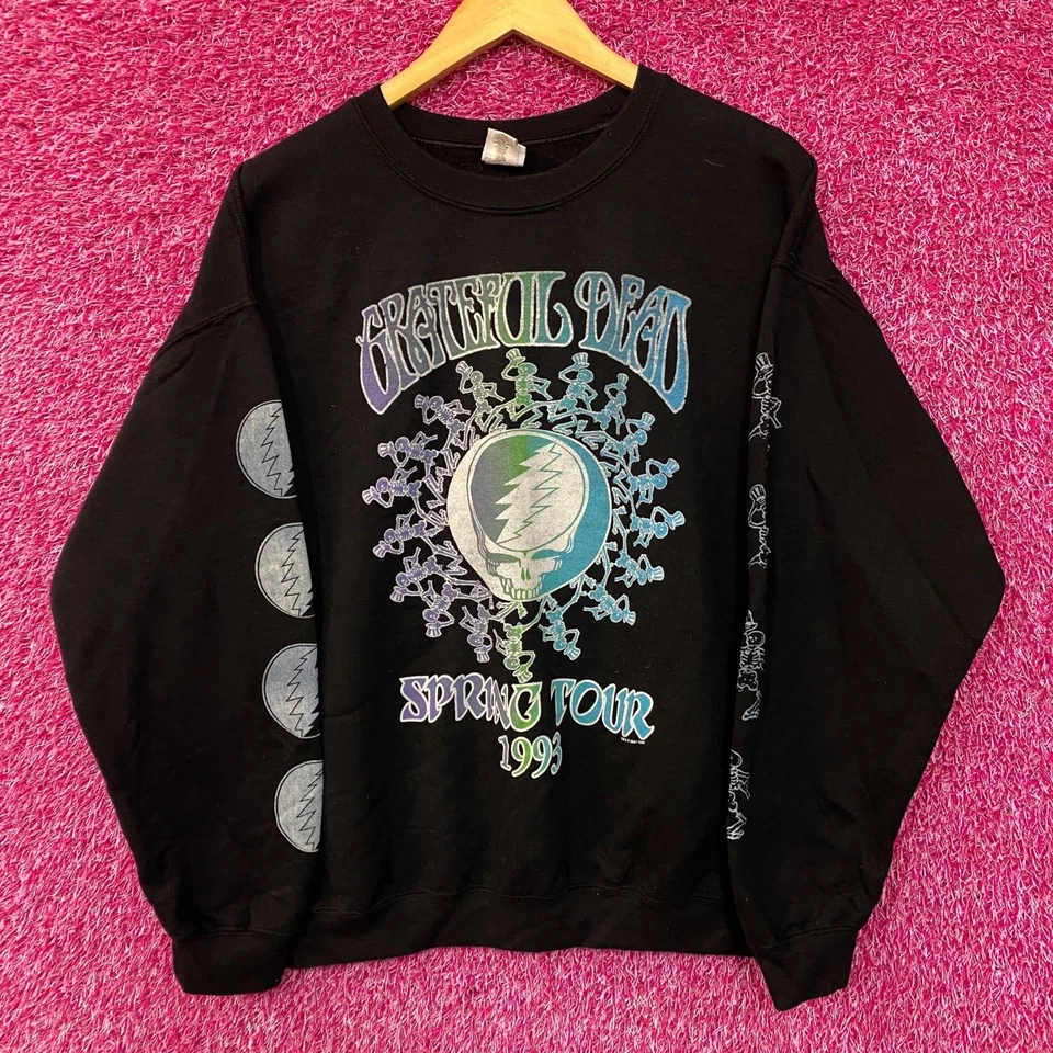 Suéter Cuello Redondo Grateful Dead Spring Tour Psychadelic Rock Talla Mediana Foto 1 de 4