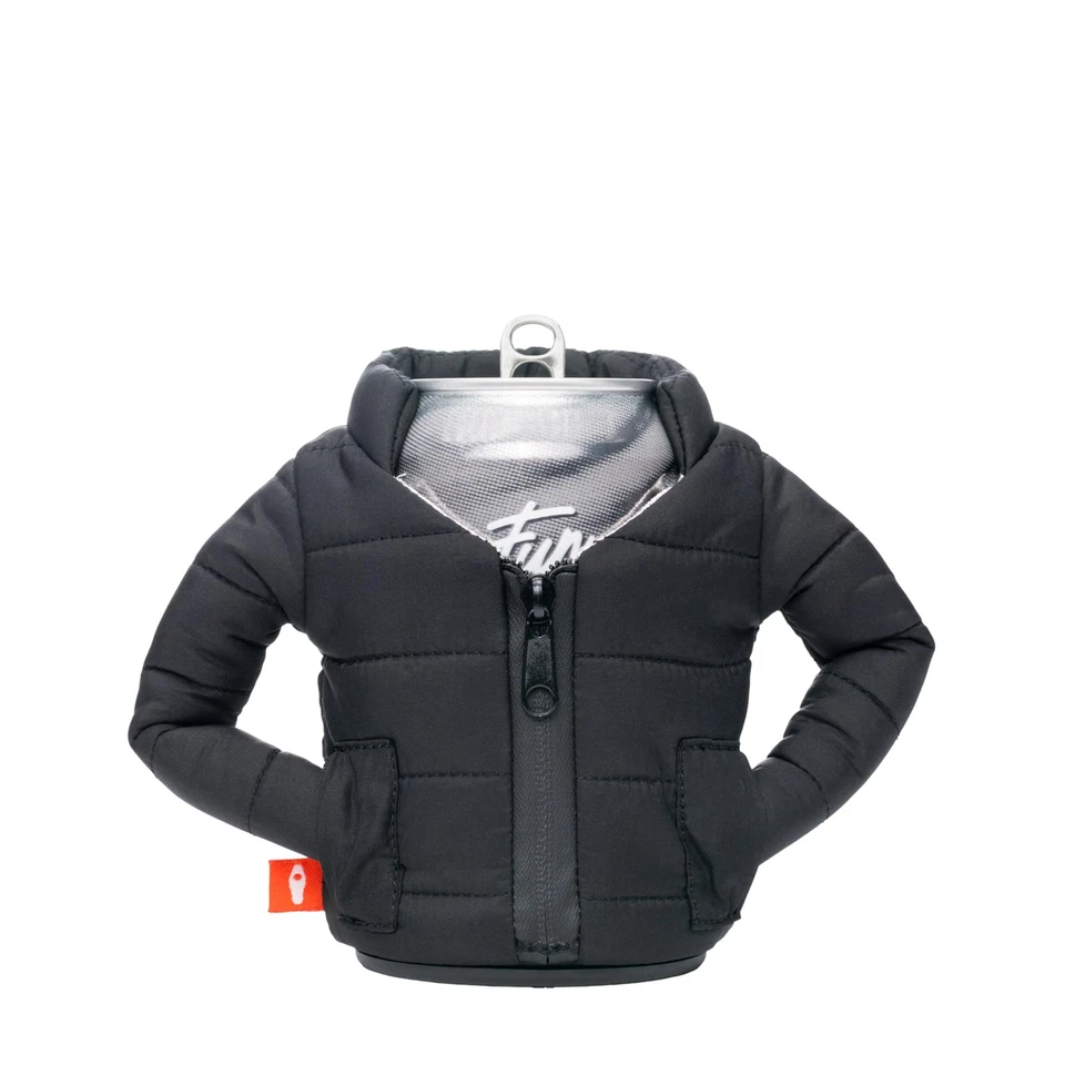Puffin - The Puffy Beverage Jacket Insulated Can Cooler (Black)