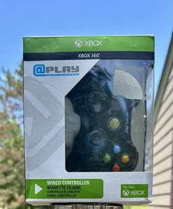 P.L.A.Y. Wired Controller Xbox 360 Black NEW GameStop - Picture 1 of 9