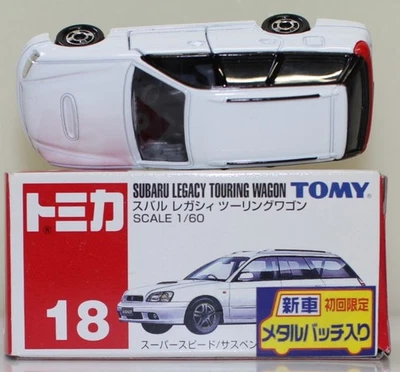 Tomica 18 Subaru Legacy Touring Wagon with metal badge - Image 1 of 4