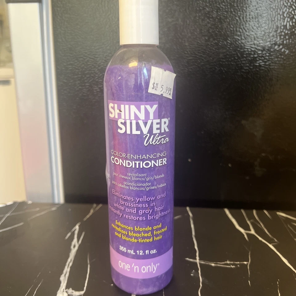 One 'N Only Shiny Silver Ultra Conditioner 12 oz Toning for Blonde & Gray Hair - Image 1 of 1