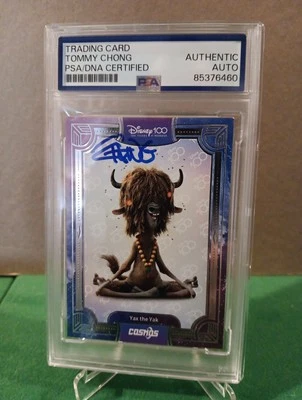 Tommy Chong Signed 2023 YAX THE YAK Disney 100 PSA/DNA Autographed Card AUTO - Image 1 of 4