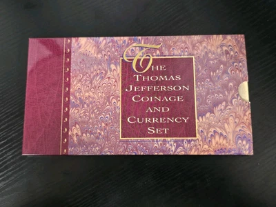 1993 Thomas Jefferson Coinage and Currency Set Uncirculated - Image 1 of 4