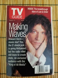 TV GUIDE MARCH 8 - 14 1997 HOWARD STERN, Law & Order - Vintage - Picture 1 of 6