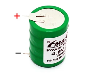 Batteria a Pulsante 4.8V 330MAH Ni-MH per PLC Backup Alimentazione Dispositivo di Allarme Auto Voce Giocattolo - Foto 1 di 6