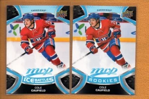 Cole Caufield 2021-22 Upper Deck MVP Hockey Rookie SP & Ice Battles RC #243 (2) - Picture 1 of 2