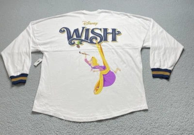 Disney Cruise Line Spirit Jersey Wish Disney Rapunzel Mens L White EUC - Image 1 of 4