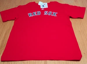 New WT MLB Boston Red Sox Red T-Shirt Boys Large 12/14 - Picture 1 of 3