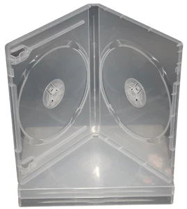Standard Clear 2-Disc DVD 14mm Premium Replacement Movie Storage Cases 3 Pack - Foto 1 di 5