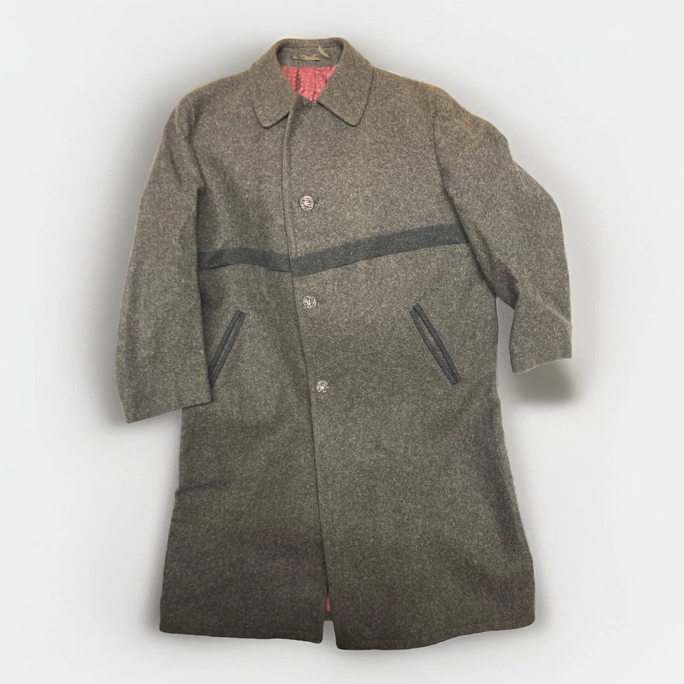 Abrigo de lana modelo vintage de cuña Munchen Loden Aus Bayern para hombre talla L/XL cintura grande Foto 1 de 4