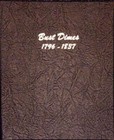 Dansco 6121 Quality Album For Bust Dime 1796-1837 Coins Collection Safe Storage