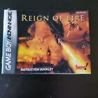 MANUAL ONLY Reign of Fire - Game Boy Advance Instruction Booklet