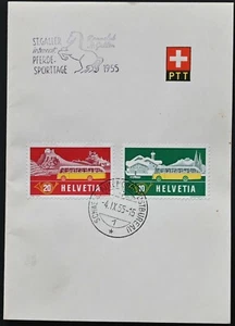 Switzerland 1953 Alpine post St. Galler renn club 1955 stamping 281121 - Picture 1 of 1