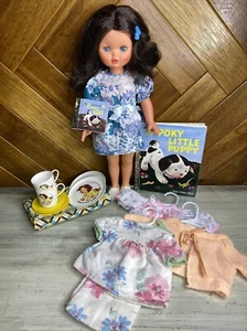Vintage Kinder Spielzeug Set Furga Puppe Poky Little Puppy Outfits Geschirr Decke - Bild 1 von 21