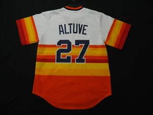 Official Jose Altuve Houston Astros Cooperstown Throwback Jersey Large Reg,$135 - Picture 1 of 3
