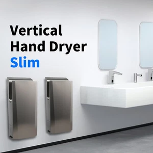 Bathroom Brush Nickel Hand Dryer Commercial Household Automatic Stainless Steel - Picture 1 of 10