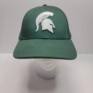 Nike Dri-Fit Men's Michigan State Spartans Swoosh Logo Hat Green White NWT - Picture 1 of 5