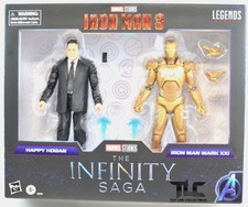 Iron Man 3 Infinity Saga Happy Hogan & Iron Man Mark XXI Figures MISB 2021