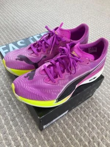 Puma Deviate Nitro Elite 3 Mens Running Shoes Purple Carbon Plated size US9 27cm - Picture 1 of 4