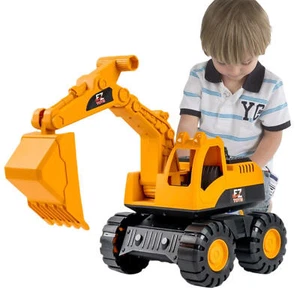 Excavator & Dump Truck Toy for Kids Truck & Bulldozer Digger - Construction 11 - Picture 1 of 14