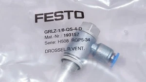 FESTO  GRLZ-1/8-QS-4-D  193157  Drossel-Rückschlagventil  OVP,  NEU - Bild 1 von 1