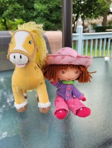 Muñecas de peluche Strawberry Shortcake & Honey Pie Pony Horse That Adjuntan Bandai 2004 - Imagen 1 de 15