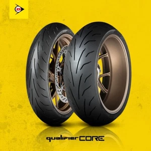 Pneumatici Moto Dunlop Qualifier Core Nuovi Coppia Gomme 120 + 180 DOT 2024 - Imagen 1 de 4
